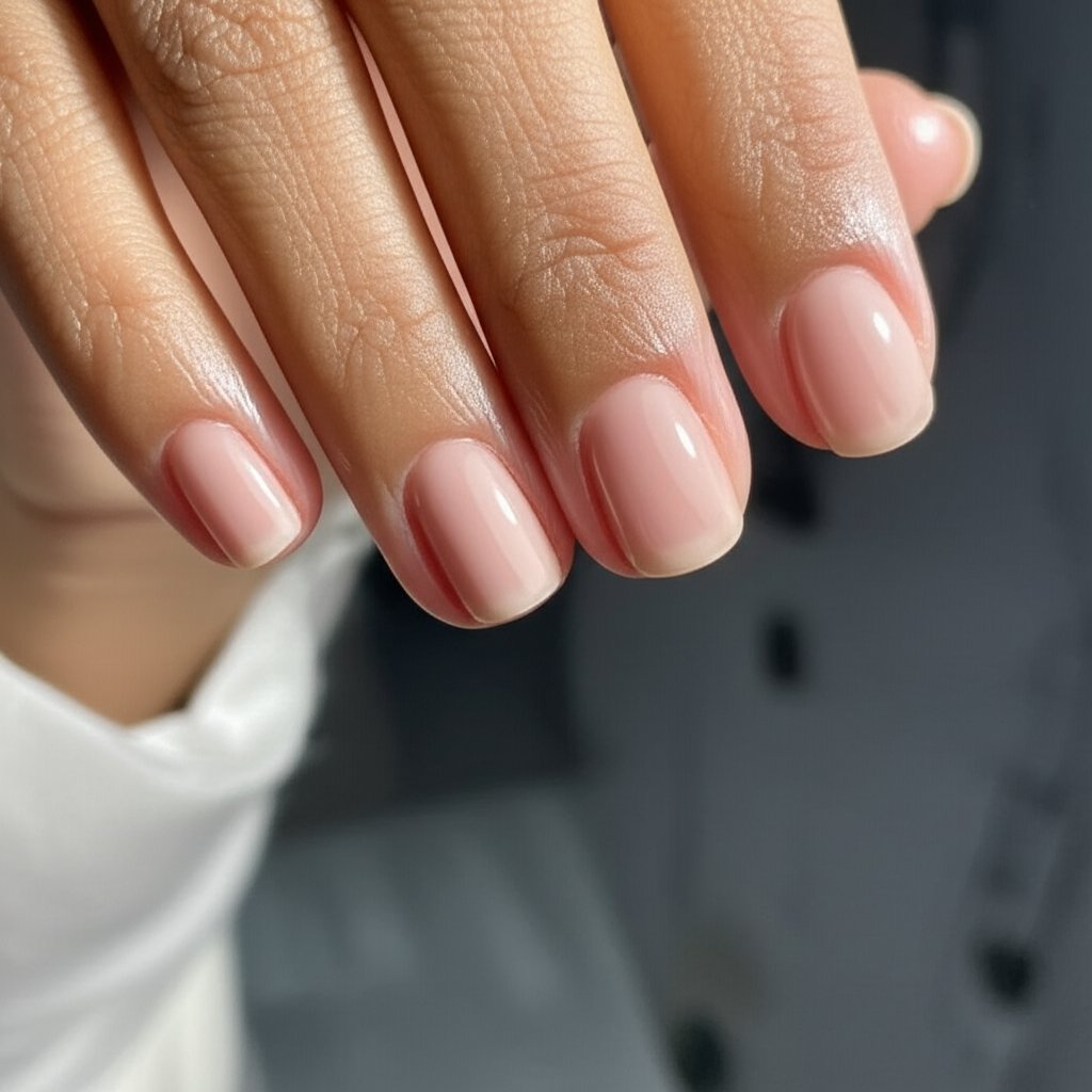 Minimalist Nude Nails